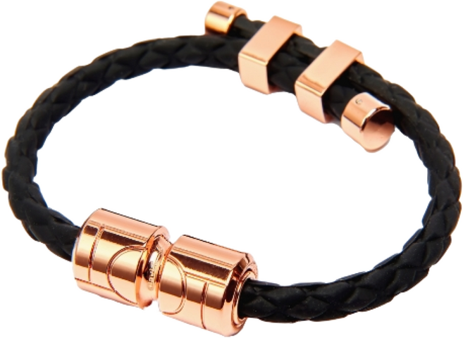 클라비스 비타 건강 팔찌 근육통 완화 의료기기 네오디뮴, 블랙로즈골드/팔찌, 1개