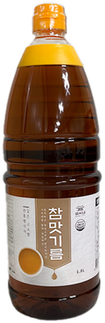 류씨네 참맛기름 플러스1.8L / 맛기름 참깨향기름 향기름 업소용, 1개, 1.8L