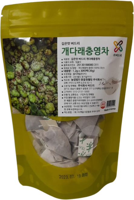 개다래충영 100% 국내 자연산 30티백 개다래열매, 1.2g, 30개입, 1개