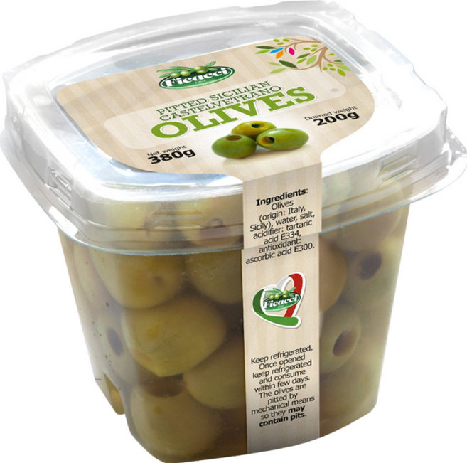 피카치 카스텔베트라노 씨제거된 생 올리브 380g, 1개