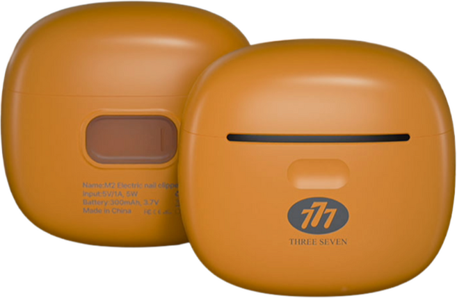 쓰리세븐 전동 손톱깎이 클립팟 트론, 1개, 골드