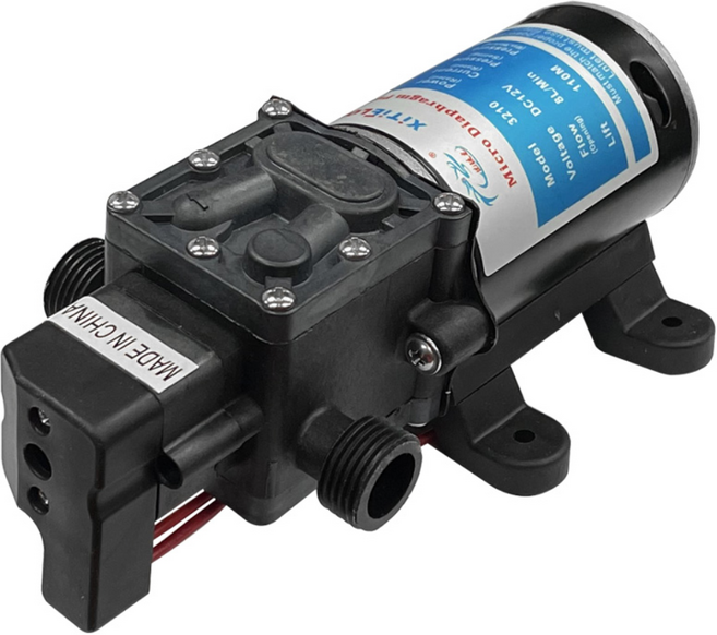 다이아프램펌프 100W DC12V 고압 워터펌프 캠핑 세차, 1개