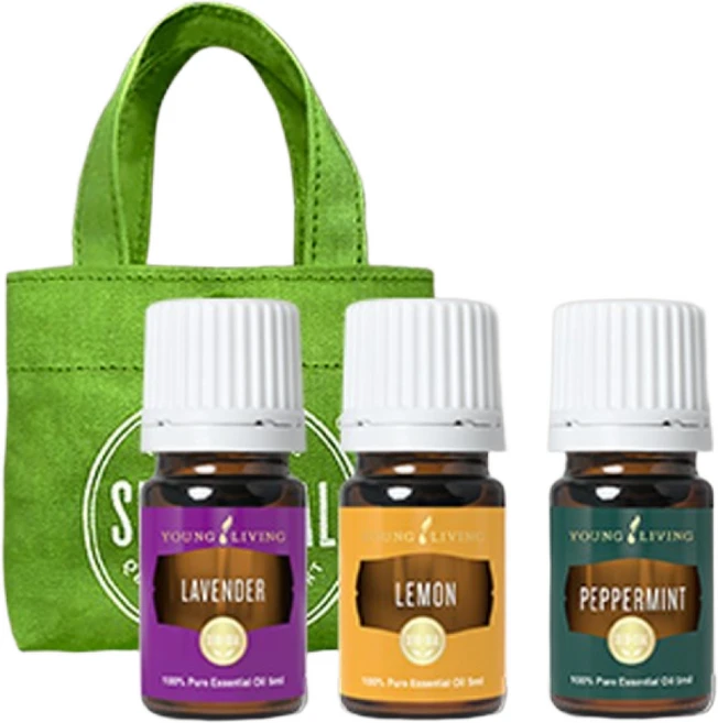 영리빙 천연 베이직 키트 에센셜오일 (라벤더 레몬 페퍼민트 3종) / 구매금액별 선물증정, 1개, 5ml - 쿠팡
