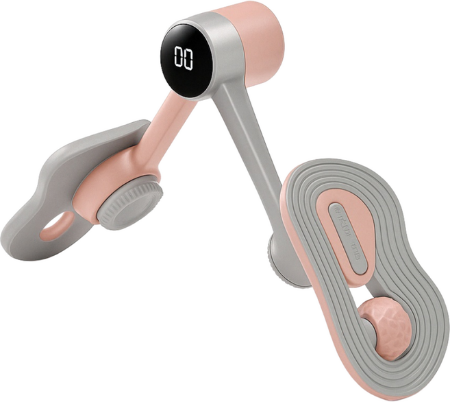 DP 남녀공용 케겔운동기구 | Type-C 충전 | 마사지 롤러 탑재 | KC 인증 배터리 내장 | 요실금 개선 | 산후 회복 | 골반 교정 | 허벅지 슬림, 핑크, 1개