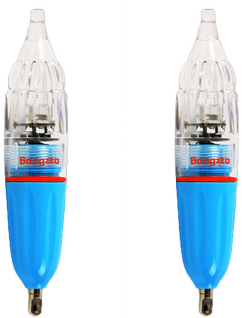 [방짜] 4컬러 고휘도 5LED 네온 왕갈치 집어등 AA건전지 사용, 2개