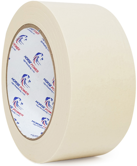 홀스파워 종이 마스킹테이프 범용 도장 문구 SBT03 - 45mm x 40M 아이보리, 50개