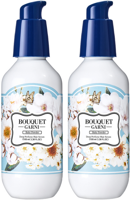 부케가르니 딥퍼퓸 헤어세럼 베이비파우더, 100ml, 2개