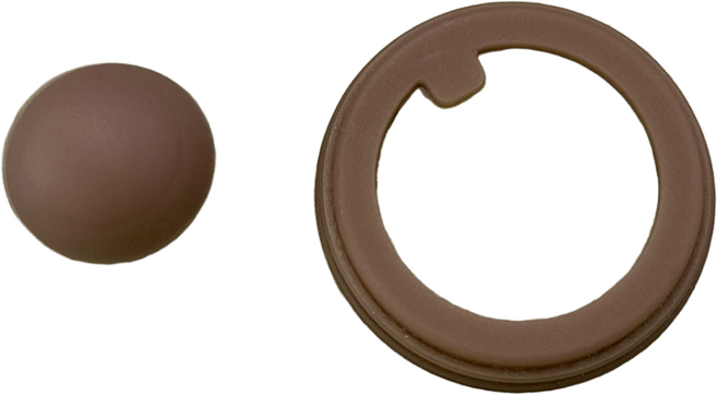 웜쿨러 초등 텀블러 실리콘 패킹, 1세트, 브라운