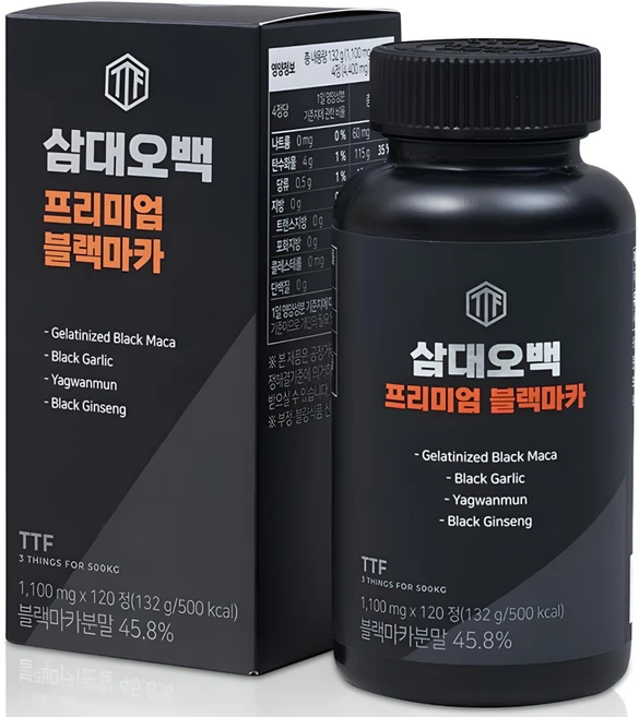 삼대오백 프리미엄 블랙마카, 120정, 1개 - 쿠팡