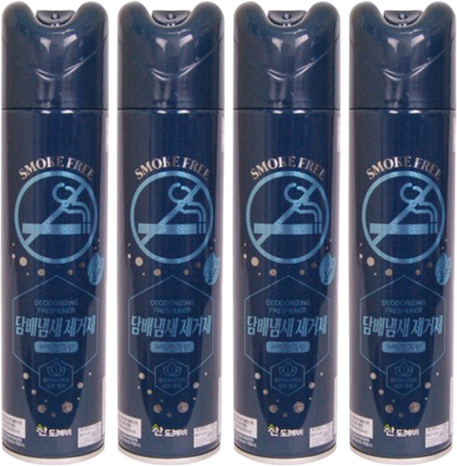 산도깨비 공기청향제 냄새제거제 탈취청향제 탈취제 실내용 방향제, 300ml, 4개