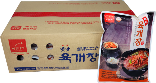 [푸드토스] 육개장 합천육개장 진한맛 전통육개장 해든나라 옛맛육개장600ml haccp제품, 20개, 600ml