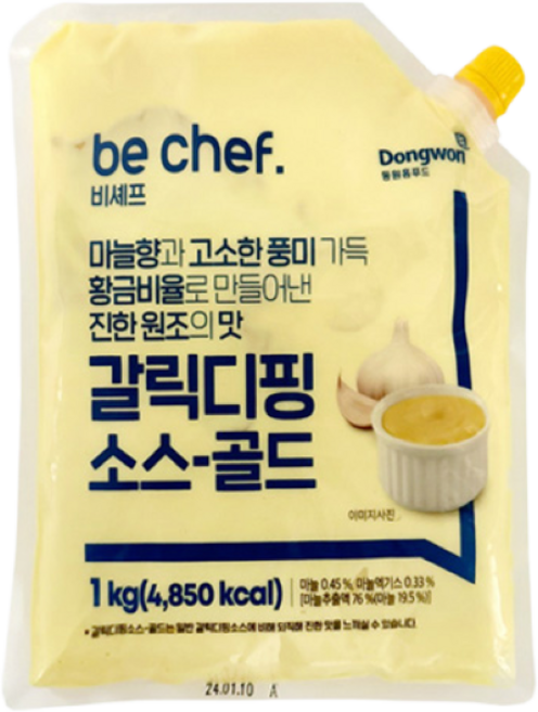 동원 비셰프 갈릭디핑소스골드 1kg, 1개
