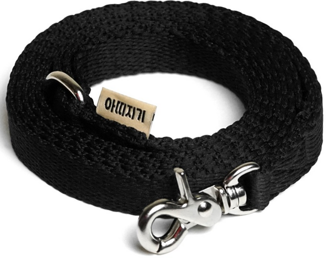 아띠지기 반려동물 리드줄, 블랙, 1개