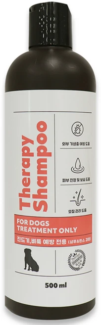 예삐 테라피 샴푸 진드기 벼룩예방, 500ml, 1개입, 1개 - 쿠팡