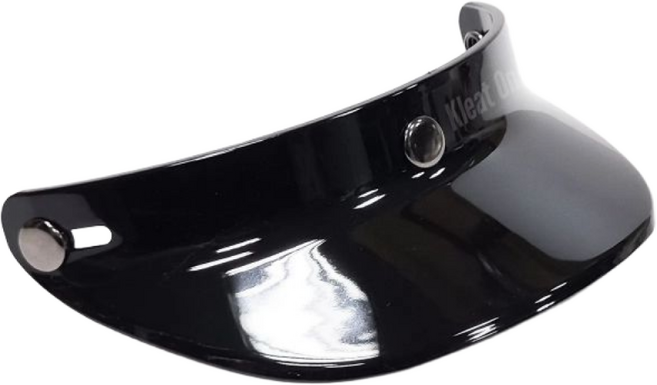 클릿온 자전거 오토바이 헬멧 선캡 똑딱이 컬러 햇빛가리개, 블랙