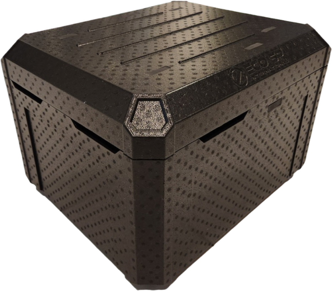 코나츠 EPP 배달박스 85L 초경량 배달박스 3kg, 블랙