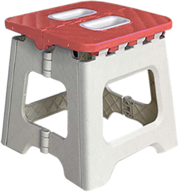 크린핏 클래식 접이식 의자 대, 1개, 레드