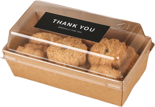 직사각받침(소)크라프트, 뚜껑 (50개), 1개