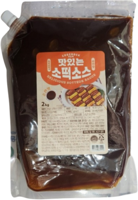 쿠즈락 맛있는 소떡소스 순한맛 2kg, 1개