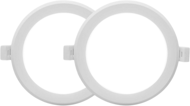 아이온 AS2년 4인치 다운라이트 12W 벌레방지 방습 아주밝음 플리커프리 주광/전구/주백, 2개, 주광색(하얀색)