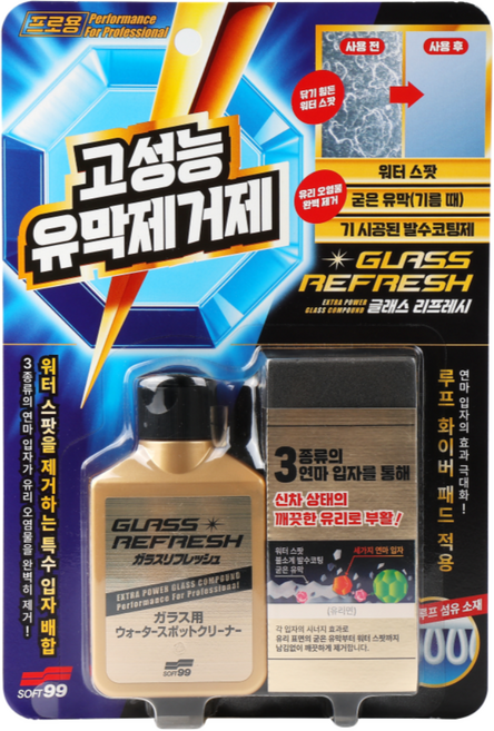 소프트99 글라코 고성능 유막 제거제 G-73, 80ml, 1개