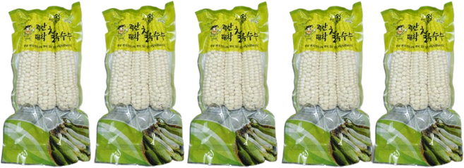 소문난맛집 국내산 괴산 대학 냉동 찰옥수수 냉동 생 옥수수 3개입/팩, 5개, 15cm 이상
