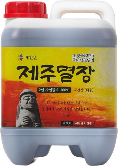 새천년 제주 추자 멸치액젓 9kg / 제주 추자도 멸장, 1개