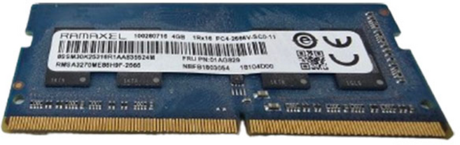DDR4 4GB 노트북용 메모리 PC4-2666V SO-DIMM 램 업그레이드 중고 Ramaxel, 1개