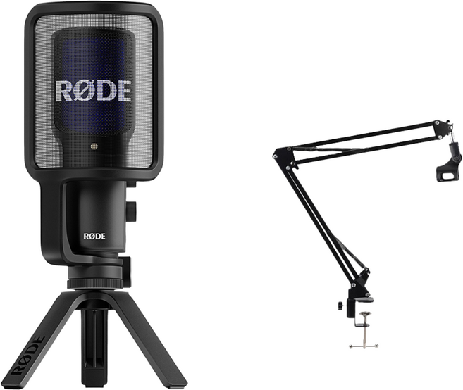 [사운드캣/정품] 로데 USB 마이크 RODE NT-USB+ 관절스탠드 패키지