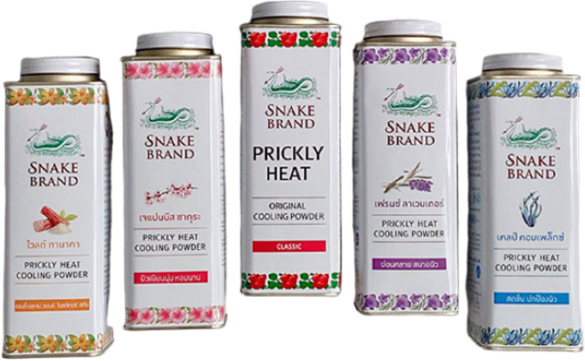 바디파우더 스네이크 브랜드 쿨링파우더 Prickly Heat Cooling Powder, 안티 acne, 140g, 1개, 280g