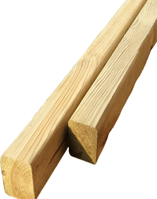 38mm X 38mm X 1800mm 방부목 야외데크 테라스 1단(6매 묶음) DIY 무료재단, 18개