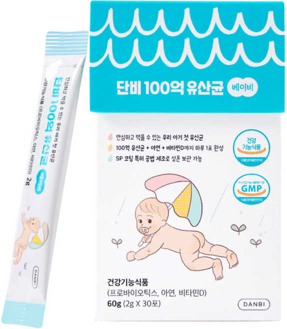 DANBI 100억 유산균 베이비 30p, 1개, 60g