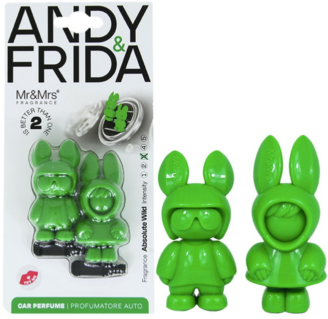 미스터앤미세스 앤디&프리다 차량용 방향제 6종/향, 레드 럭셔리, 1개