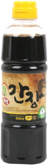 한농마을 죽염간장 한식간장 재래식 조선간장, 3개, 500ml
