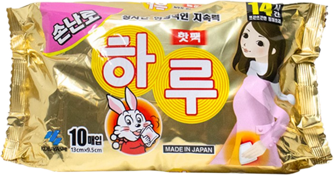 고바야시 포켓형 하루 핫팩 10p, 1개