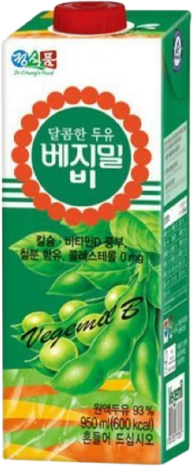 베지밀 달콤한 두유 베지밀 B, 950ml, 5개