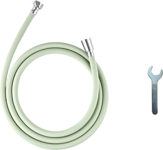 바스럽 국산 파스텔톤 PVC 샤워호스 샤워기호스 + 스패너 [물때 X 꼬임 X 냄새 X], 3m, 민트