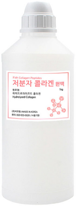 비오엠 저분자 피쉬 콜라겐 원액 액상 대용량 1kg, 1개