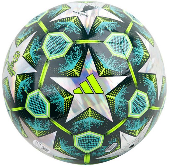 아디다스 유럽 챔피언스 리그 트레이닝 포일 축구공, 1개, JH1280