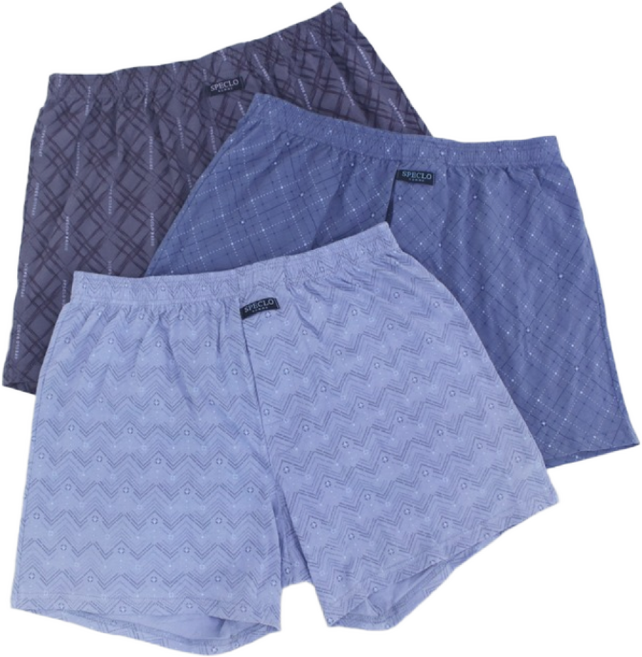 스페클로 니트 스판 순면 남성 트렁크팬티 3매입 SM728