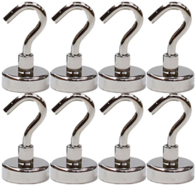 케이디 초강력 네오디움 고리자석, 25mm, 8개