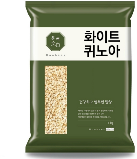 문백 페루산 화이트 퀴노아 1kg, 1개
