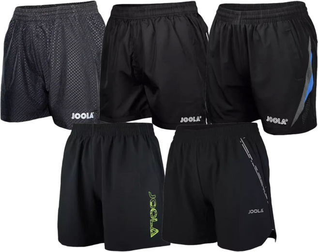 줄라 JOOLA 반바지 5종 하의 남녀공용 아동 빅사이즈 유니폼 탁구복 동호회 강습 연습