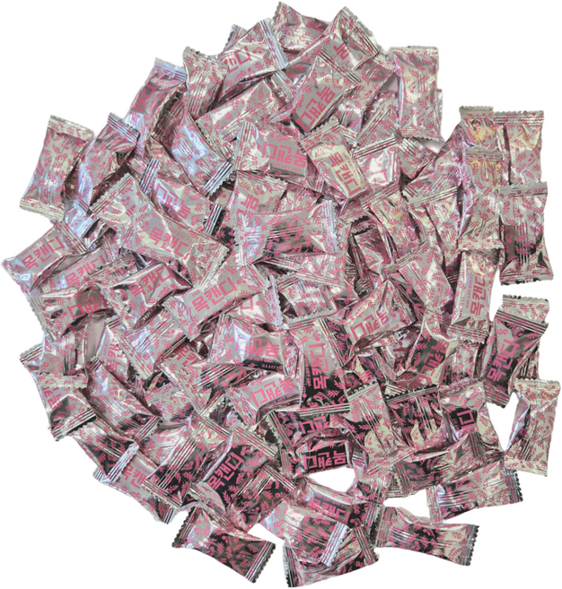 [놀러과자] 롯데 목캔디 믹스캔디 간식 대용량 개별포장 120개, 1개