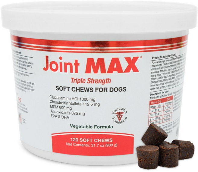 조인트맥스 강아지 트리플 스트렝스 영양제 120p, 120회분, 뼈/관절강화, 1개