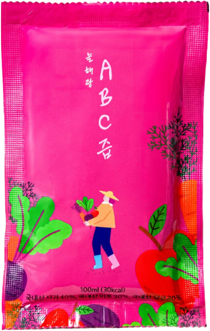 농사친구 abc즙 주스 클렌즈 비트 사과 당근 착즙 원액, 99ml, 30개