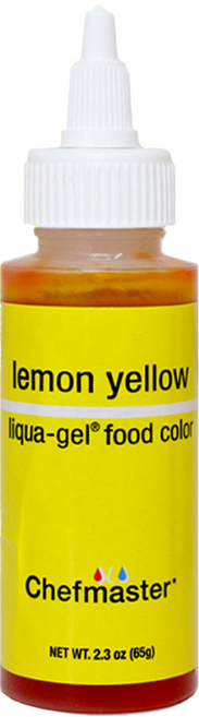 셰프마스터 리쿠아젤 식용색소 레몬옐로우, 65g, 1개