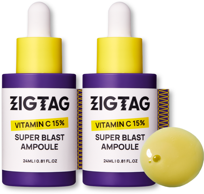 직택 앰플 세럼 순수 비타민C 기미 잡티 색소침착 미백 화이트닝, 2개, 24ml