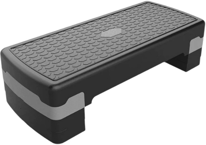 마르크첸 스포츠 스텝박스 3단 헬스소품 에어로빅, 그레이/블랙