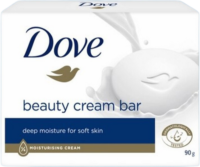도브 뷰티 크림 바 비누, 90g, 24개입